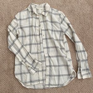 Flannel Button Down Shirt, Size 2